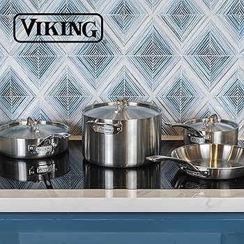 Amazon.com: Viking 5-Ply Pots and Pans Set, 7 Piece
